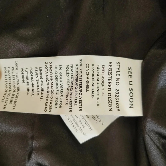 See U SOON Gray Plaid Blazer Jacket  Longsleeves Size S WOMEN'S - Picture 11 of 12